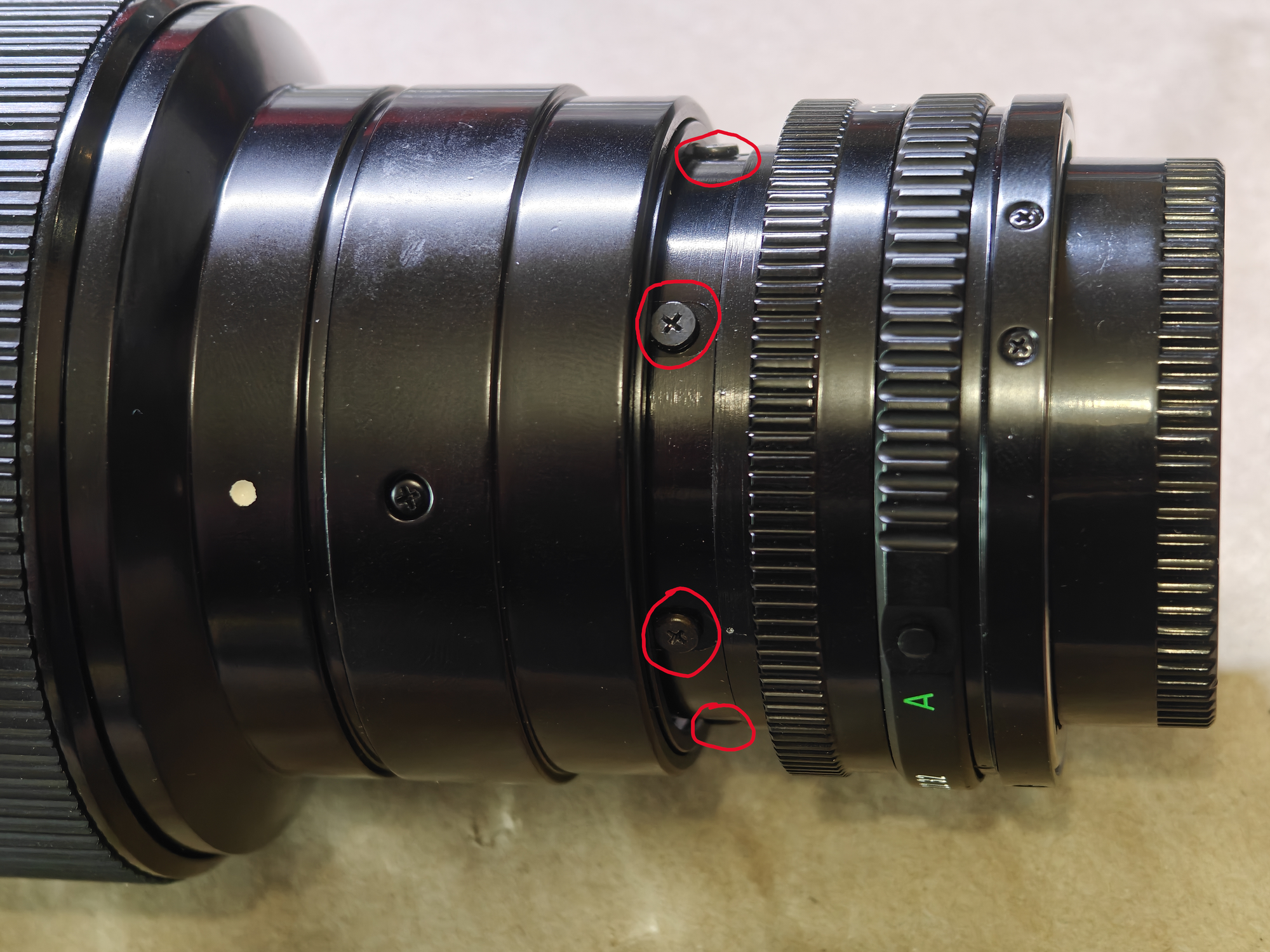 Canon FD 85-300mm f4.5 disassembly