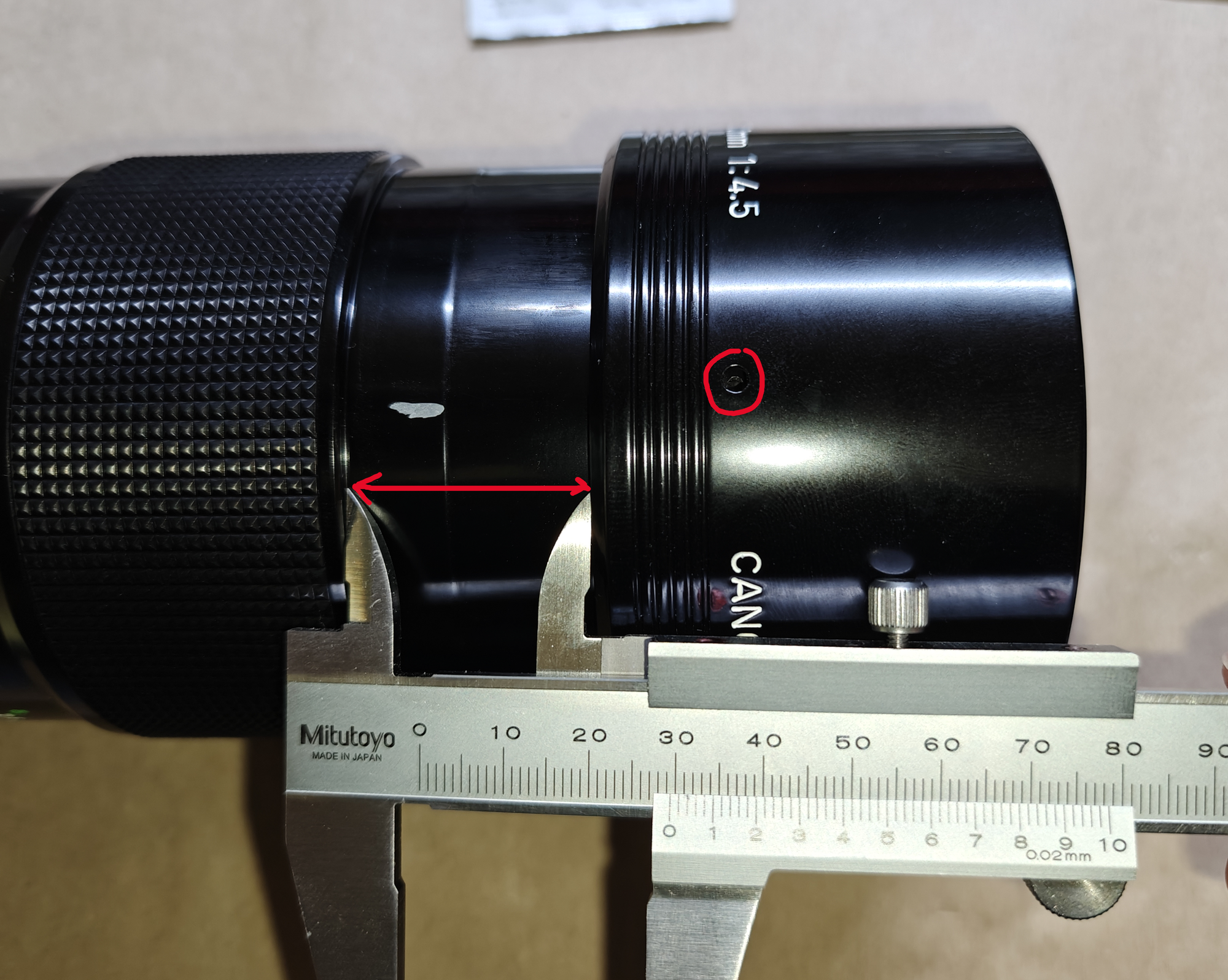 Canon FD 85-300mm f4.5 disassembly