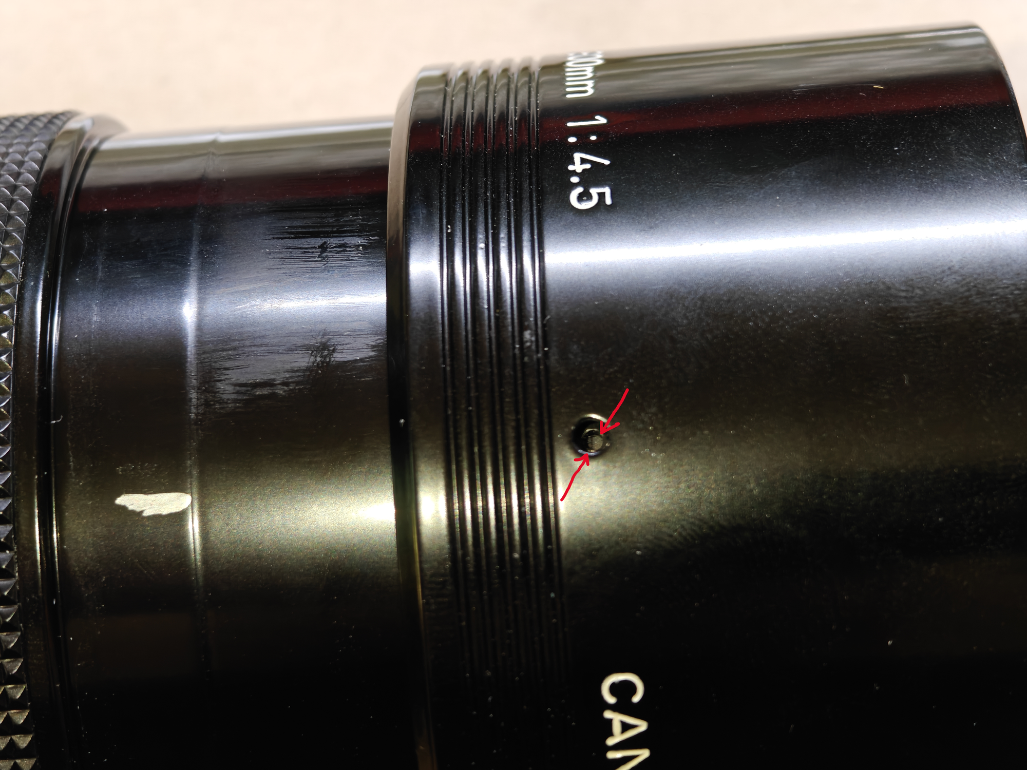Canon FD 85-300mm f4.5 disassembly